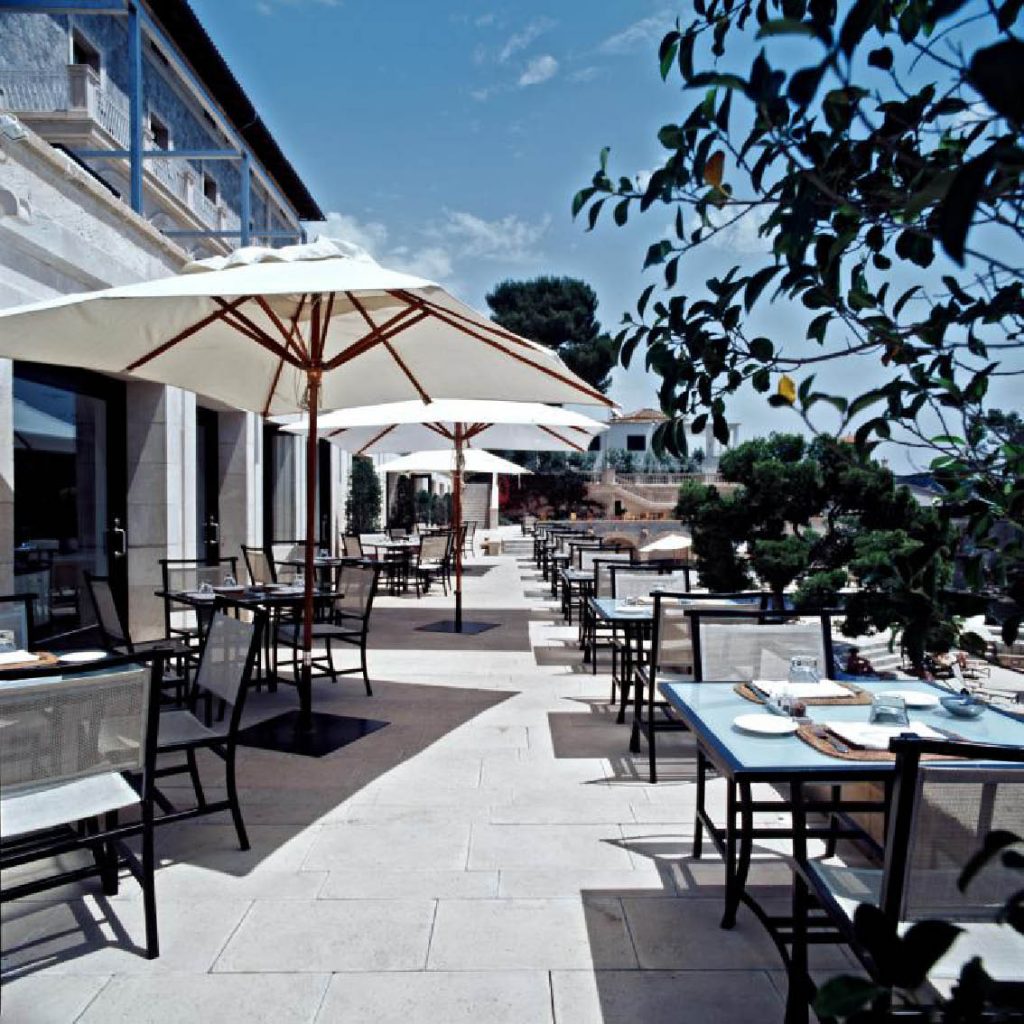 Terraza del Hotel Hospes Maricel, Mallorca