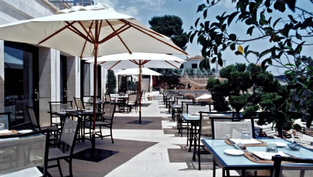Terraza del Hotel Hospes Maricel, Mallorca